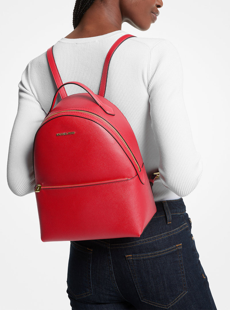 Sheila Medium Backpack (BRIGHT RED)