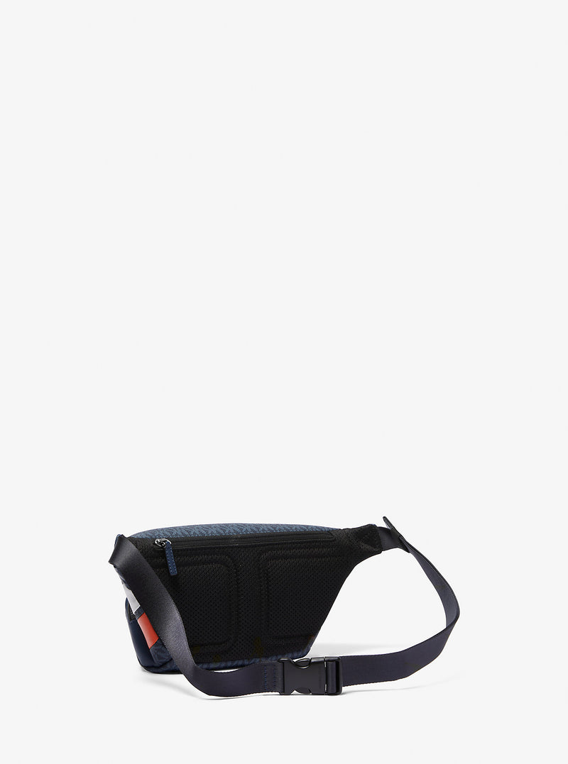 Rivington Striped Logo Belt Bag (ADMRL/PLBLUE)