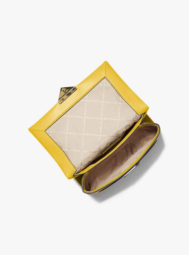 Cece Medium Studded Shoulder Bag (GOLDEN YELLOW)