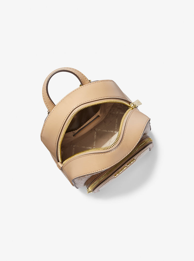 Jaycee Extra-Small Ombré Logo Convertible Backpack (CAMEL)