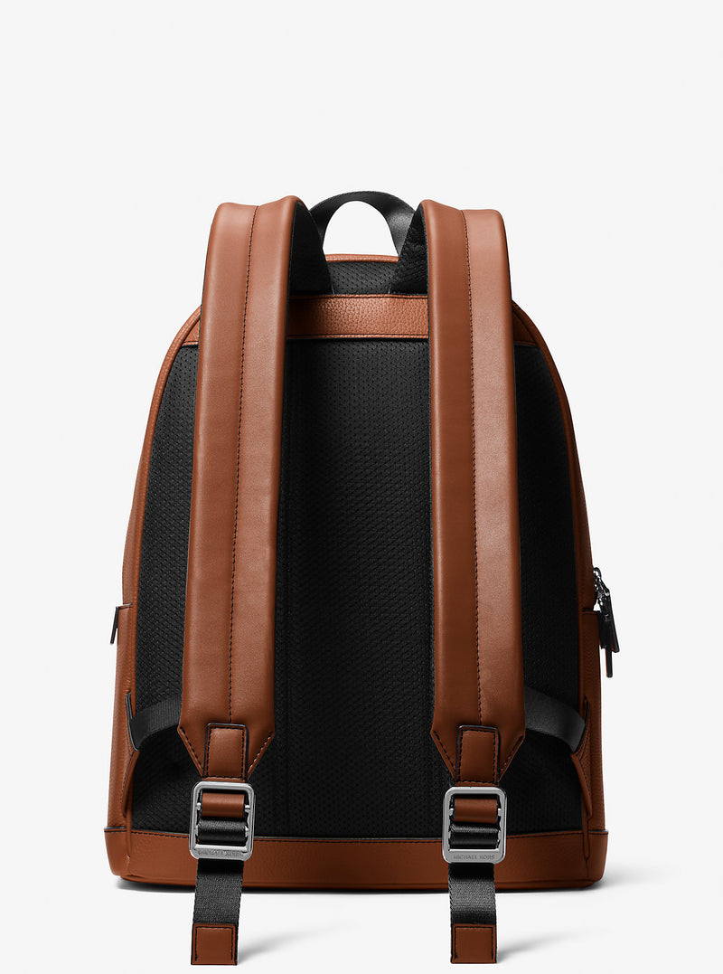 Cooper Pebbled Leather Commuter Backpack (LUGGAGE)