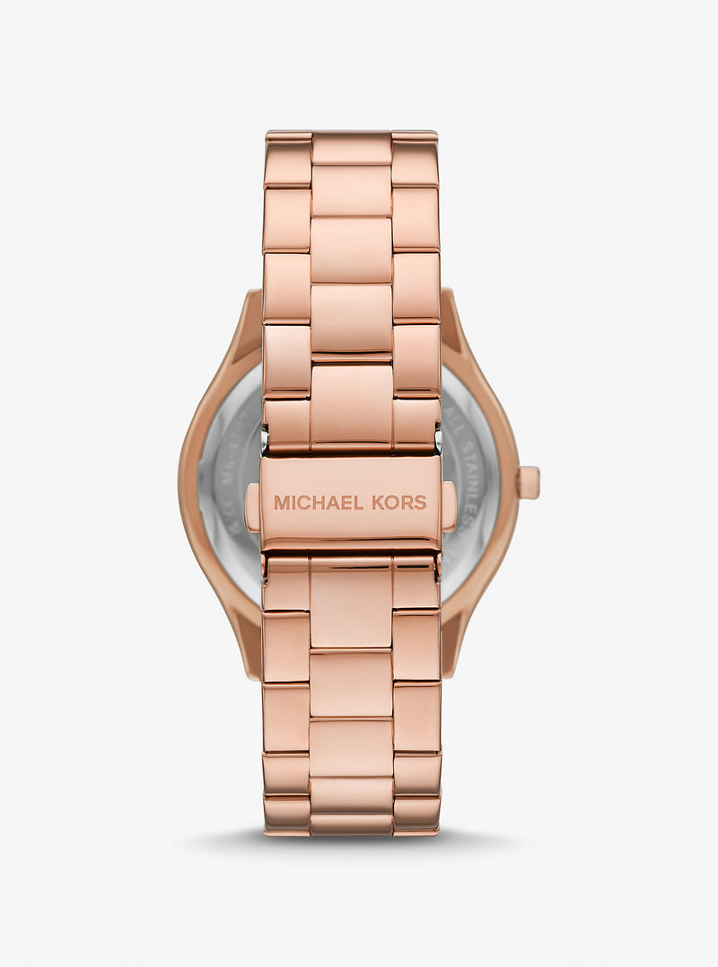 Oversized Slim Runway Rose Gold-Tone Watch (ROSE GOLD)