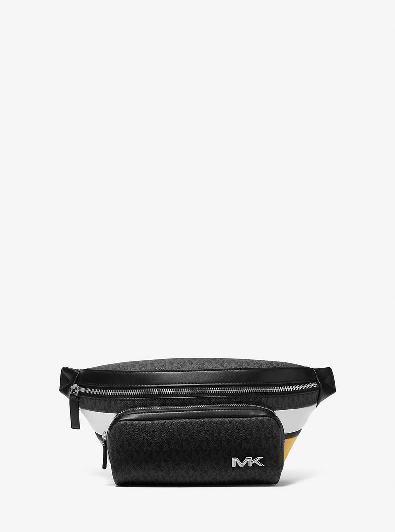 Rivington Striped Logo Belt Bag (BLACK)