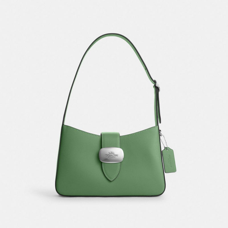 Eliza Shoulder Bag (Silver/Soft Green)