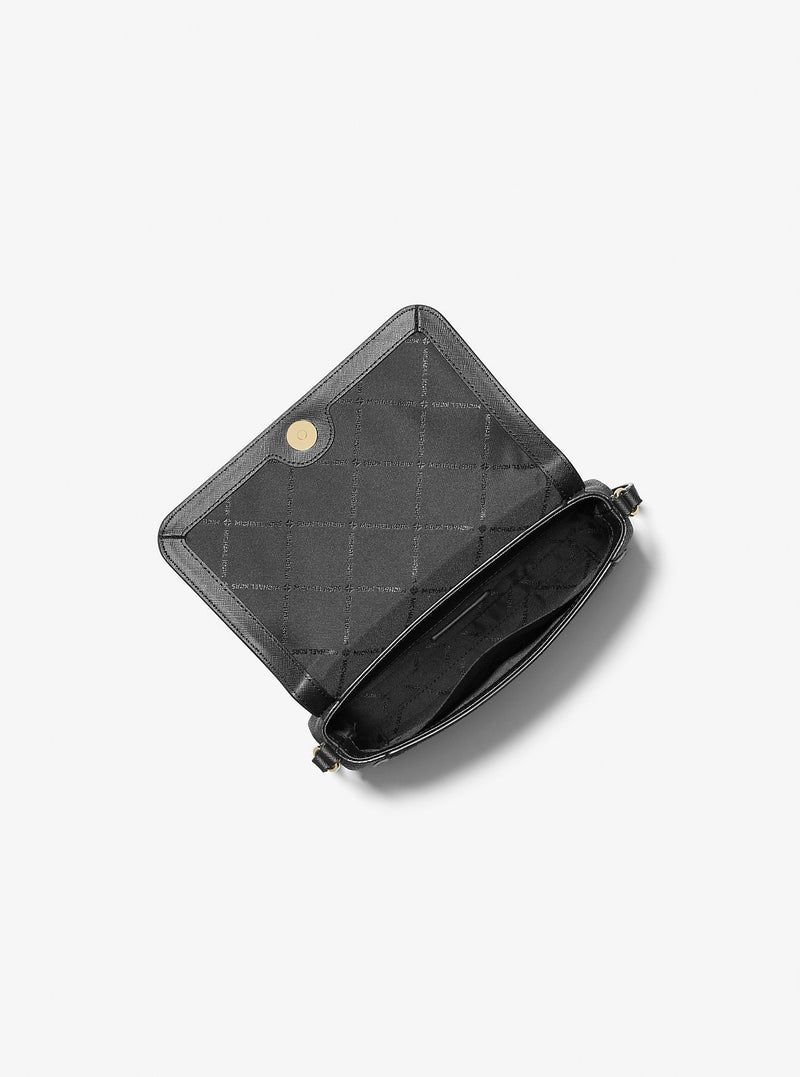 Medium Logo Convertible Crossbody Bag (BLACK) - Disponivel